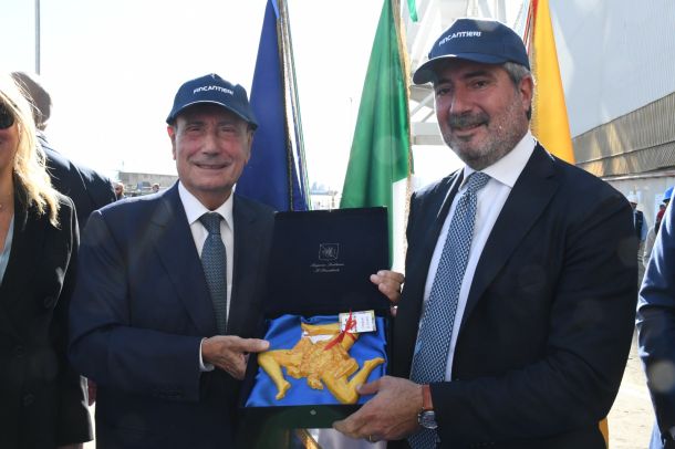 Isole minori, varato il “Costanza I di Sicilia”: il primo traghetto della Regione
