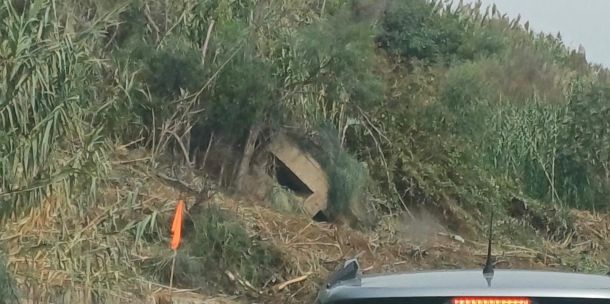 Gela, crolla un bunker della Seconda Guerra Mondiale sul lungomare