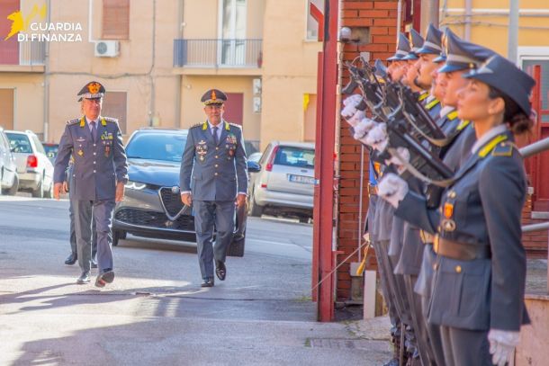 Guardia di Finanza, visita del comandante interregionale dell’Italia sud occidentale a Caltanissetta