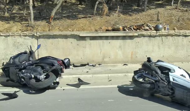 Incidente tra due scooter sul lungomare di Gela: intervento della Polizia