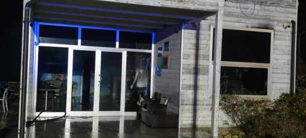 Incendio e furto al circolo “Eschilo Tennis” di Macchitella: danni alla club house